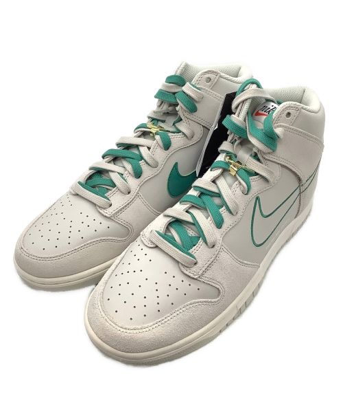 NIKE（ナイキ）NIKE (ナイキ) DUNK HIGH SE FIRST USE グレー×グリーン サイズ:cm 29の古着・服飾アイテム