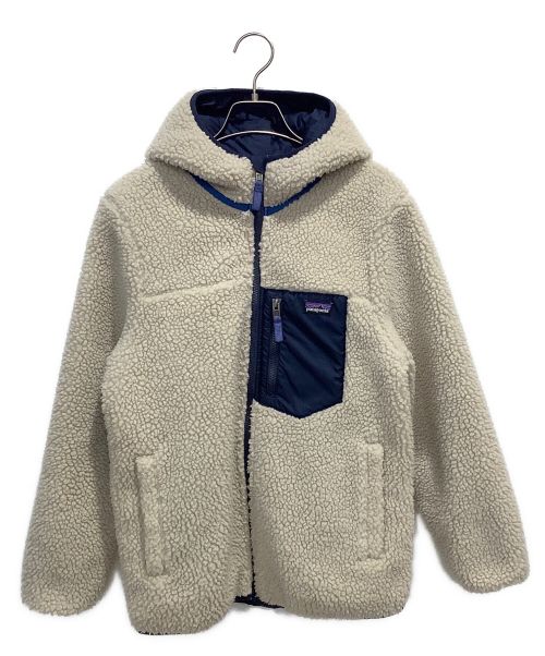 Patagonia（パタゴニア）Patagonia (パタゴニア) 2020FA Reversible Ready Freddy Hoody ベージュ×ネイビー サイズ:-の古着・服飾アイテム