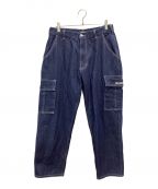 X-LARGEエクストララージ）の古着「DENIM 6POCKET PANTS」｜インディゴ