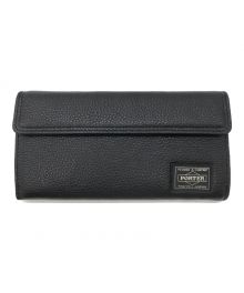 PORTER（ポーター）の古着「CALM LONG WALLET」｜ブラック