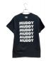 TANGTANG (タンタン) MUDDYプリントTシャツ ブラック サイズ:S：5000円