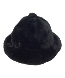 KANGOL（カンゴール）の古着「FAUX FUR CASUAL⁠」｜ブラック