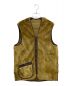 Barbour（バブアー）の古着「WARM PILE WAISTCOAT ZIPIN LINER」｜カーキ