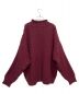 yashiki (ヤシキ) Banka Curl High Neck Knit バーガンディー サイズ:2：20000円