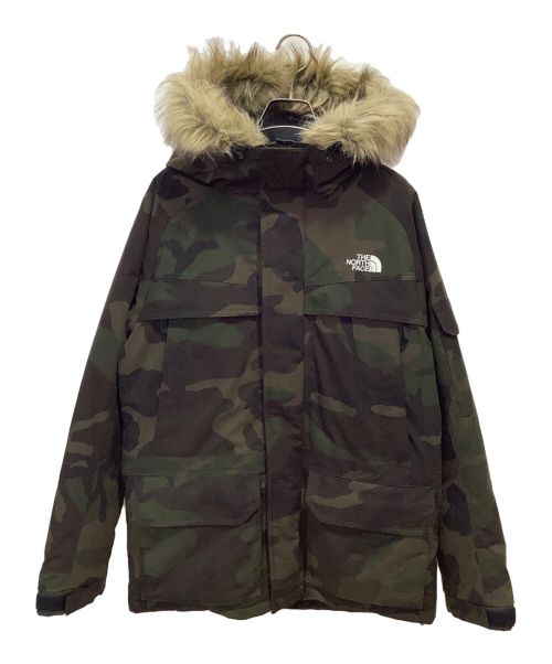 THE NORTH FACE（ザ ノース フェイス）THE NORTH FACE (ザ ノース フェイス) ノベルティマクマードパーカ ブラウン×グリーン サイズ:Lの古着・服飾アイテム