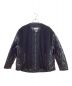 FACETASM（ファセッタズム）の古着「ZIPPER SHERPA QUILTED LINER JACKET」｜ブラック