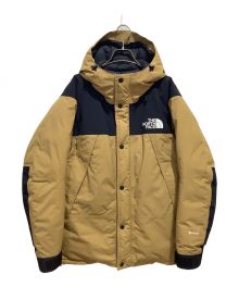 THE NORTH FACE（ザ ノース フェイス）の古着「マウンテンダウンジャケット」｜カーキ×ブラック