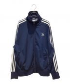 adidas Originalsアディダスオリジナル）の古着「FIREBIRD TRACK TOP PB」｜ネイビー×ホワイト