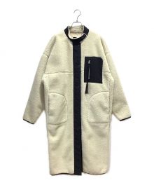 TODAYFUL（トゥデイフル）の古着「Boa Bonding Coat」｜ホワイト×ブラック