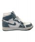 中古・古着 NIKE (ナイキ) Air Jordan 1 High OG Denim インディゴ×ホワイト サイズ:24.5：15000円