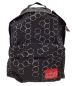 Manhattan Portage（マンハッタンポーテージ）の古着「BIG APPLE BACKPACK」｜ブラック×ホワイト