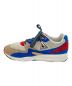 中古・古着 le coq sportif (ルコックスポルティフ) ローカットスニーカー ベージュ×ブルー サイズ:25：3980円