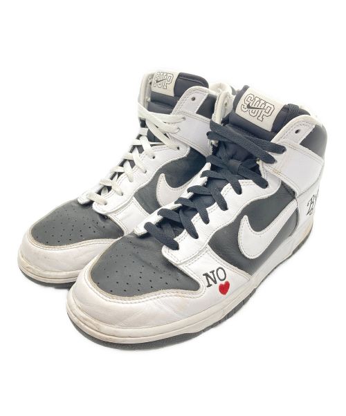 NIKE（ナイキ）NIKE (ナイキ) Supreme (シュプリーム) SB DUNK HIGH OG QS ブラック×ホワイト サイズ:US10.5の古着・服飾アイテム