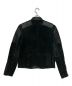 ALL SAINTS SPITALFIELDS (オールセインツ スピタルフィールズ) スウェードジャケット ブラック サイズ:L：7800円