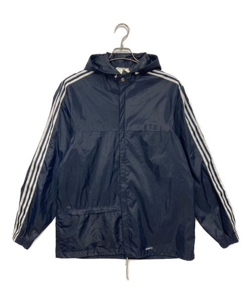 adidas（アディダス）adidas (アディダス) ヴィンテージナイロンJKT ネイビー サイズ:Mの古着・服飾アイテム