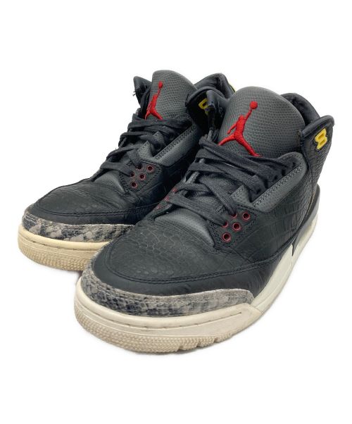 NIKE（ナイキ）NIKE (ナイキ) AIR JORDAN3 ブラック サイズ:26の古着・服飾アイテム