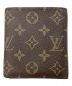 LOUIS VUITTON (ルイ ヴィトン) 2つ折り財布 ブラウン：15000円