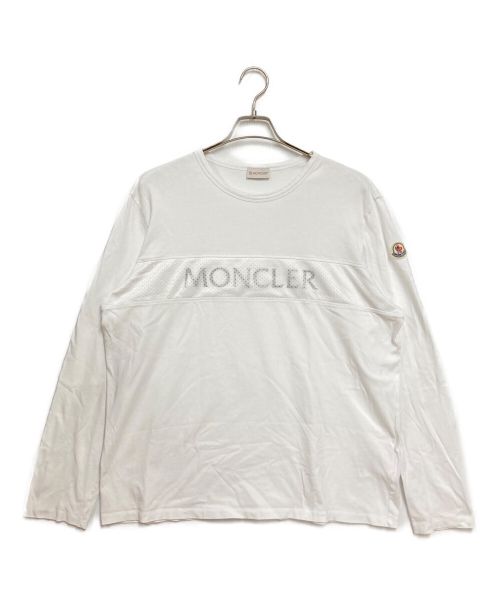 MONCLER（モンクレール）MONCLER (モンクレール) ロングスリーブカットソー ホワイト サイズ:XXLの古着・服飾アイテム