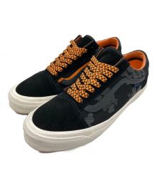 VANS×PORTER（バンズ×ポーター）の古着「ローカットスニーカー」｜ブラック×オレンジ