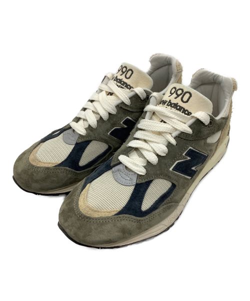 NEW BALANCE（ニューバランス）NEW BALANCE (ニューバランス) ローカットスニーカー オリーブ サイズ:28cmの古着・服飾アイテム