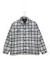 X-LARGE（エクストララージ）の古着「QUILTED CHECK SHIRT JACKET」｜ネイビー×ホワイト