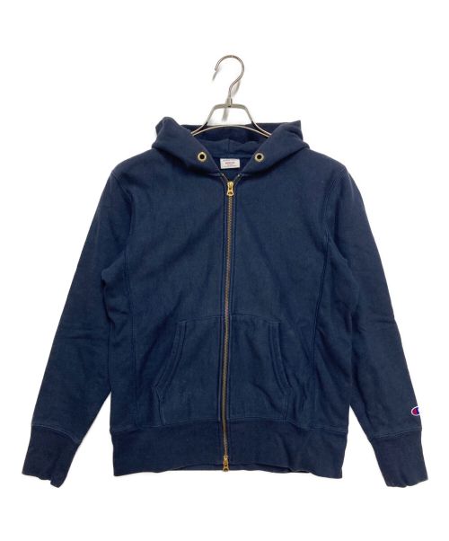 Champion（チャンピオン）Champion (チャンピオン) ジップパーカー ネイビー サイズ:Mの古着・服飾アイテム