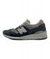 NEW BALANCE (ニューバランス) ローカットスニーカー ネイビー×グレー サイズ:28.5cm：7000円