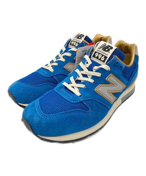 NEW BALANCE（ニューバランス）NEW BALANCE (ニューバランス) スニーカー ブルー×ゴールド サイズ:25.5cm 未使用品の古着・服飾アイテム