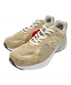 NEW BALANCEニューバランス）の古着「スニーカー」｜ベージュ×グレー