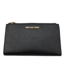 MICHAEL KORS（マイケルコース）の古着「2つ折り財布」｜ブラック