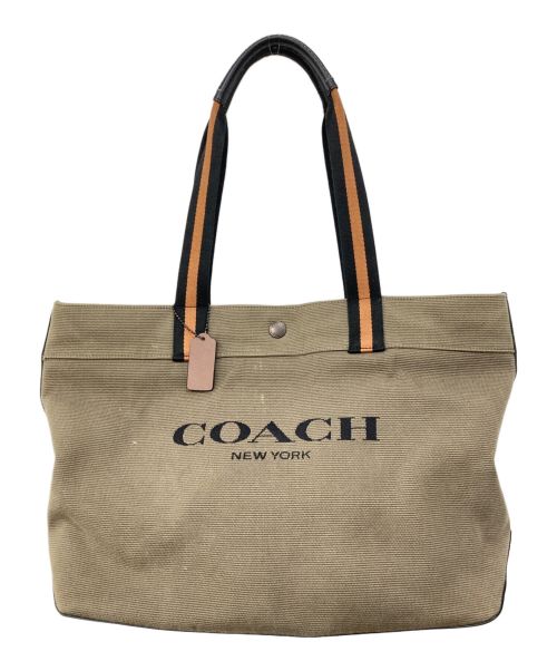 COACH（コーチ）COACH (コーチ) キャンバストートバッグ ブラウンの古着・服飾アイテム