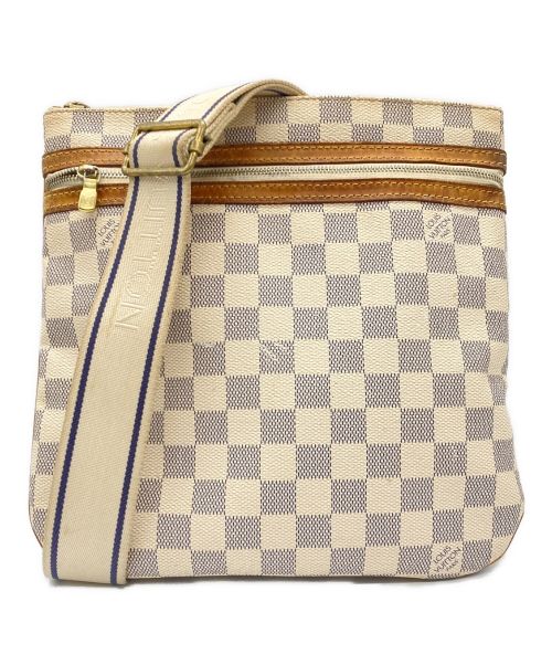 LOUIS VUITTON（ルイ ヴィトン）LOUIS VUITTON (ルイ ヴィトン) ポシェット・ボスフォール ホワイト×ブラウンの古着・服飾アイテム