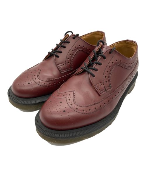 Dr.Martens（ドクターマーチン）Dr.Martens (ドクターマーチン) オックスフォードシューズ ボルドー×ブラック サイズ:UK4/5USM/EU37/6USLの古着・服飾アイテム