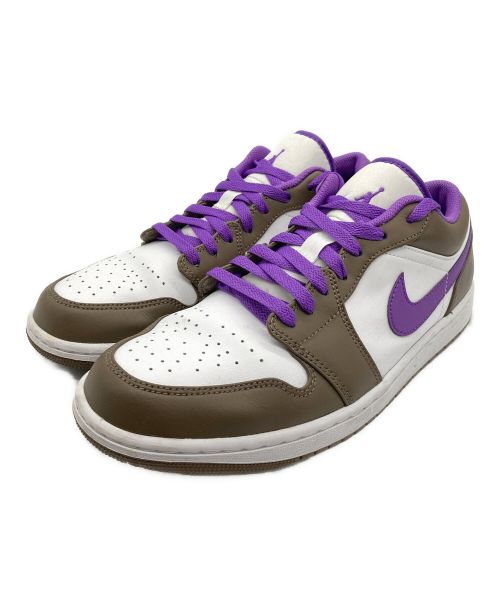 NIKE（ナイキ）NIKE (ナイキ) AIR JORDAN 1 LOW ブラウン×パープル サイズ:28.5の古着・服飾アイテム