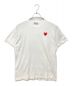 PLAY COMME des GARCONS（プレイ コムデギャルソン）の古着「ハートワッペンTシャツ」｜ホワイト