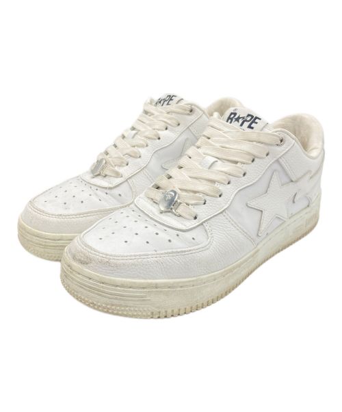 A BATHING APE（アベイシングエイプ）A BATHING APE (アベイシングエイプ) BAPE STA ホワイト サイズ:27の古着・服飾アイテム