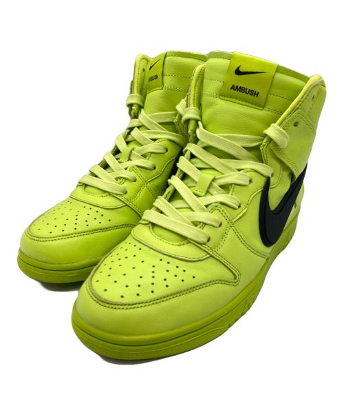 NIKE（ナイキ）NIKE (ナイキ) AMBUSH (アンブッシュ) ハイカットスニーカー イエロー×ブラック サイズ:26cmの古着・服飾アイテム