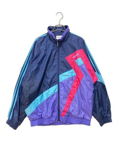 adidas（アディダス）adidas (アディダス) トラックジャケット ネイビー×ピンク サイズ:Lサイズの古着・服飾アイテム