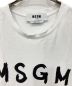 中古・古着 MSGM (エムエスジーエム) Tシャツ ホワイト サイズ:Sサイズ：5000円