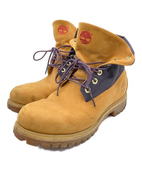 Timberland（ティンバーランド）Timberland (ティンバーランド) ロールトップブーツ オレンジ×パープル サイズ:26.5cmの古着・服飾アイテム