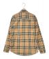 BURBERRY (バーバリー) 長袖シャツ ベージュ×ブラウン サイズ:Sサイズ：30000円