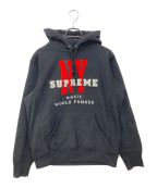 SUPREMEシュプリーム）の古着「プルオーバーパーカー」｜ブラック×レッド