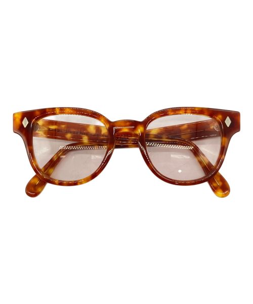 julius tart optical（ジュリアス タート オプティカル）julius tart optical (ジュリアス タート オプティカル) 伊達眼鏡 ブラウンの古着・服飾アイテム