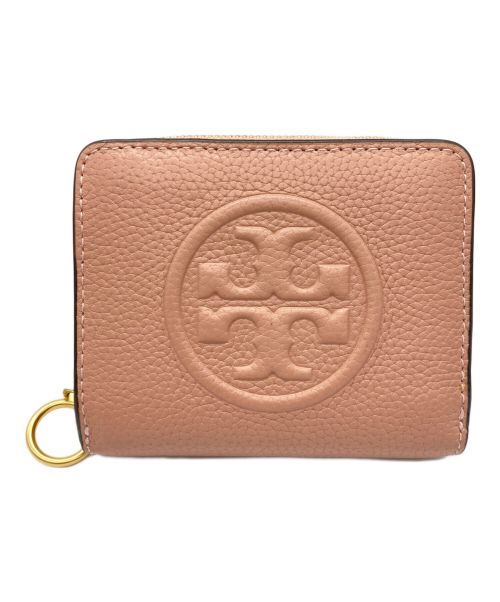 TORY BURCH（トリーバーチ）TORY BURCH (トリーバーチ) バイフォールドウォレット ピンクの古着・服飾アイテム