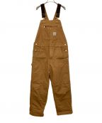 CarHarttカーハート）の古着「DUCK BIB OVERALLS」｜ブラウン