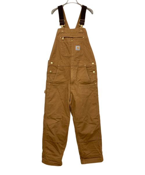 CarHartt（カーハート）CarHartt (カーハート) DUCK BIB OVERALLS ブラウン サイズ:Mサイズの古着・服飾アイテム