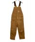 CarHartt（カーハート）の古着「DUCK BIB OVERALLS」｜ブラウン