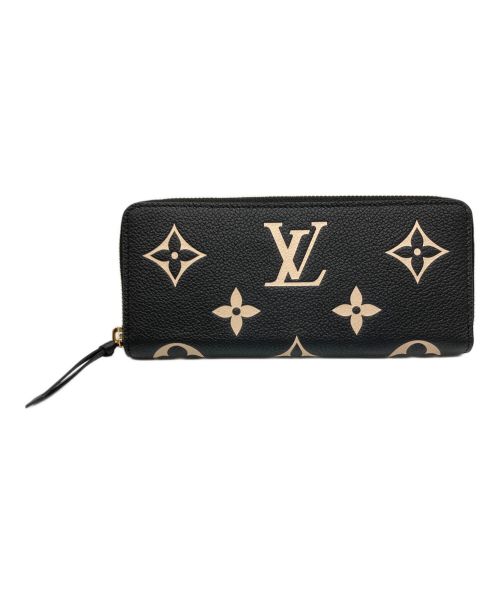 LOUIS VUITTON（ルイ ヴィトン）LOUIS VUITTON (ルイ ヴィトン) バイカラーモノグラムアンプラント ジッピーウォレット ブラック×アイボリーの古着・服飾アイテム