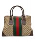 GUCCI (グッチ) トラベルバッグ ベージュ×ブラウン：30000円