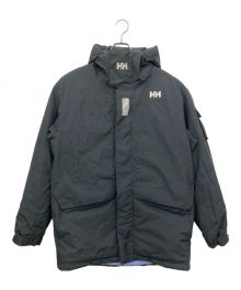 HELLY HANSEN×BEAMS（ヘリーハンセン×ビームス）の古着「ダウンジャケット」｜ブラック×オレンジ